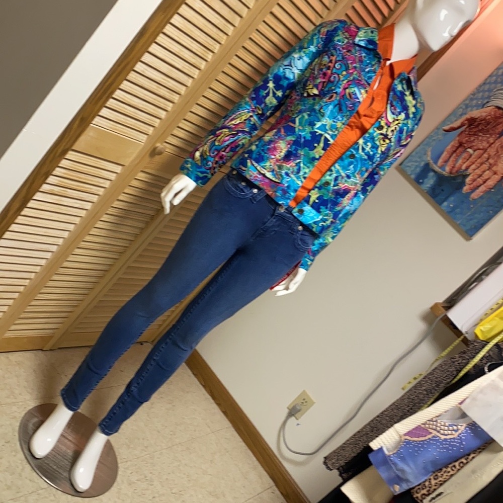 Chico’s Multicolored Spring Jacket - image 3